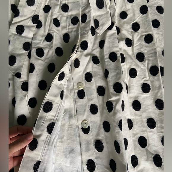 Sézane Tie Waist Dot Skirt - Picture 2 of 6